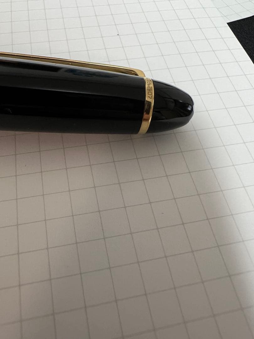 モンブラン マイスターシュテュック 146 万年筆 14C 全金 F 細字