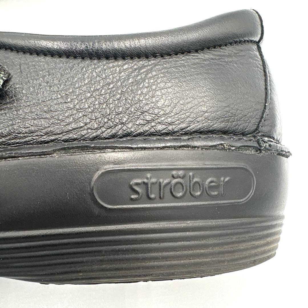 ストロバー strober メリージェーン コンフォートシューズ【24.5】黒
