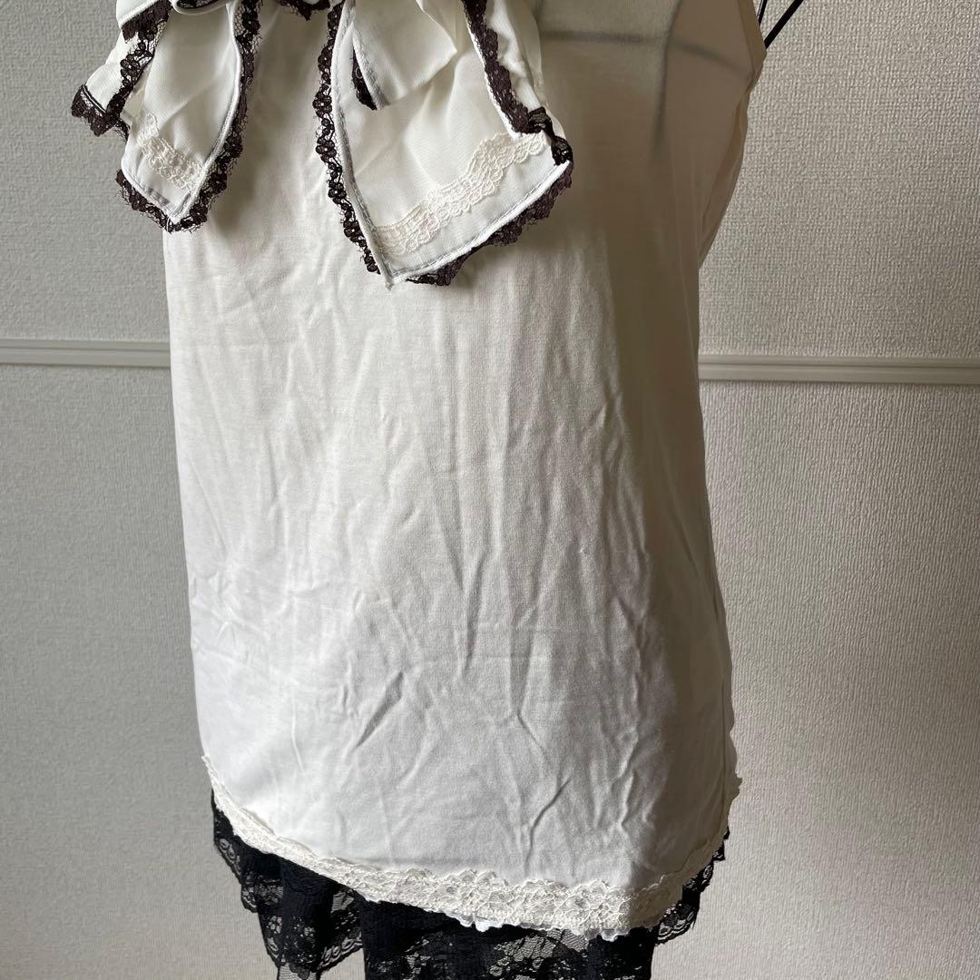 アクシーズファム ビックリボンキャミソール フェアリーグランジ y2k 森ガール