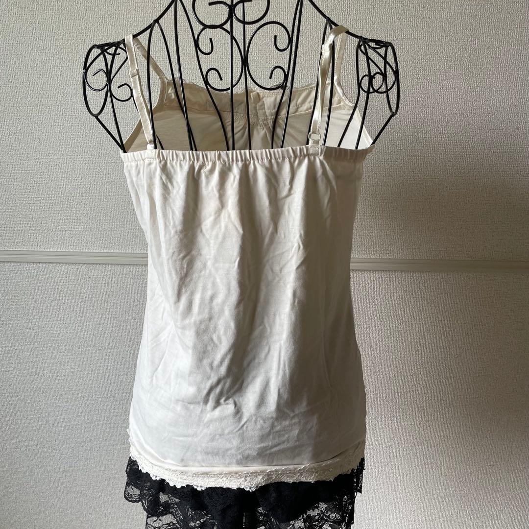 アクシーズファム ビックリボンキャミソール フェアリーグランジ y2k 森ガール