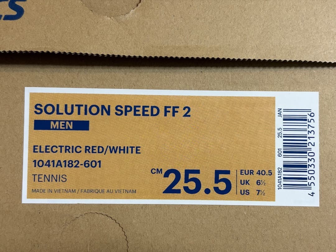 美品｜asics solution speed ff3｜ソリューションスピード