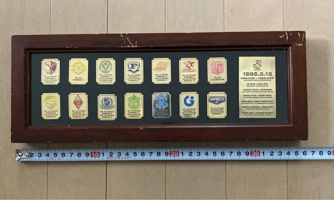 希少！激レア！Jリーグ⚽️1995年♪カテゴリーワン♪ピンズ？プレート？サッカー⚽️