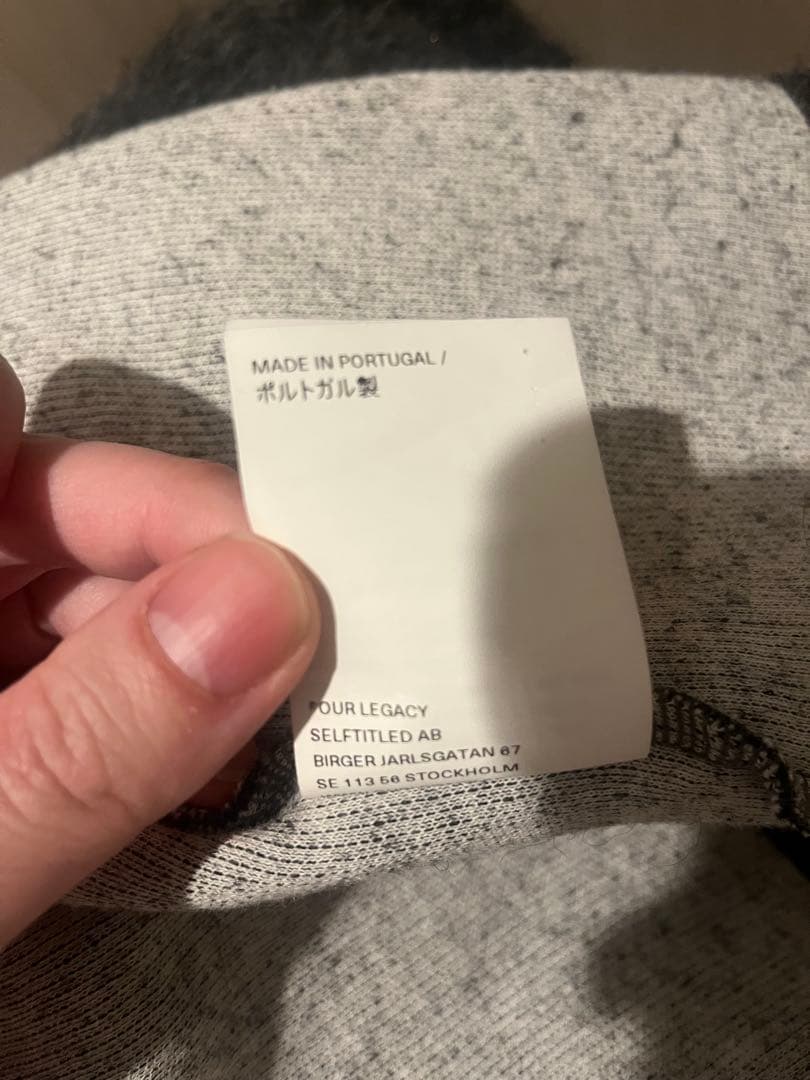 トップス Our Legacy SHRUNKEN FULLZIP POLO 46