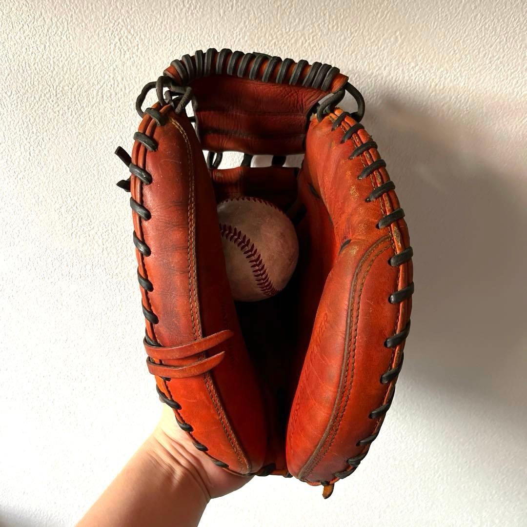 ハタケヤマ 中日ドラゴンズ 長谷川選手 実使用 硬式 キャッチャーミット