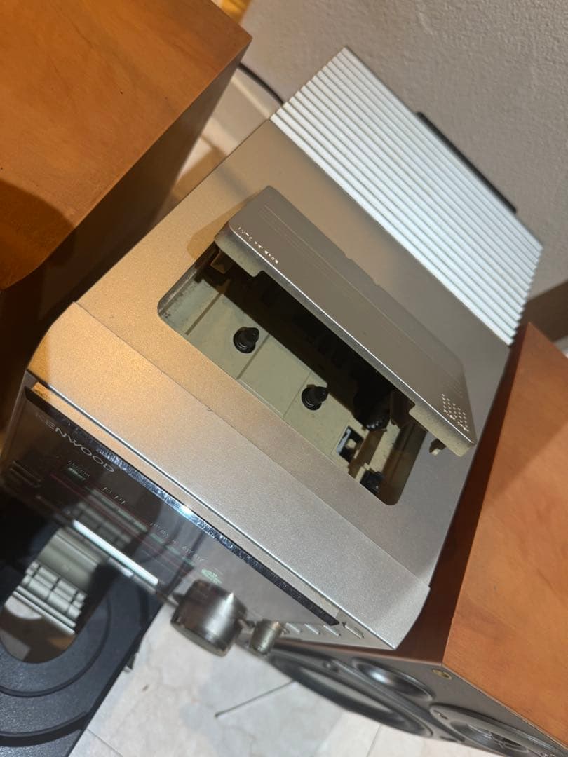 KENWOOD ミニコンポ CD MDカセット ラジオ　プレーヤー