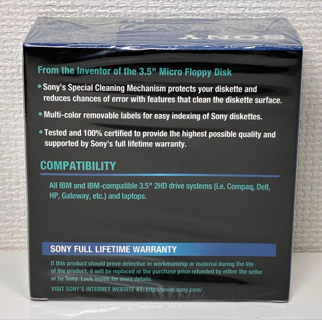 未開封 SONY フロッピーディスク 10枚入り 5箱 10MFD-2HD