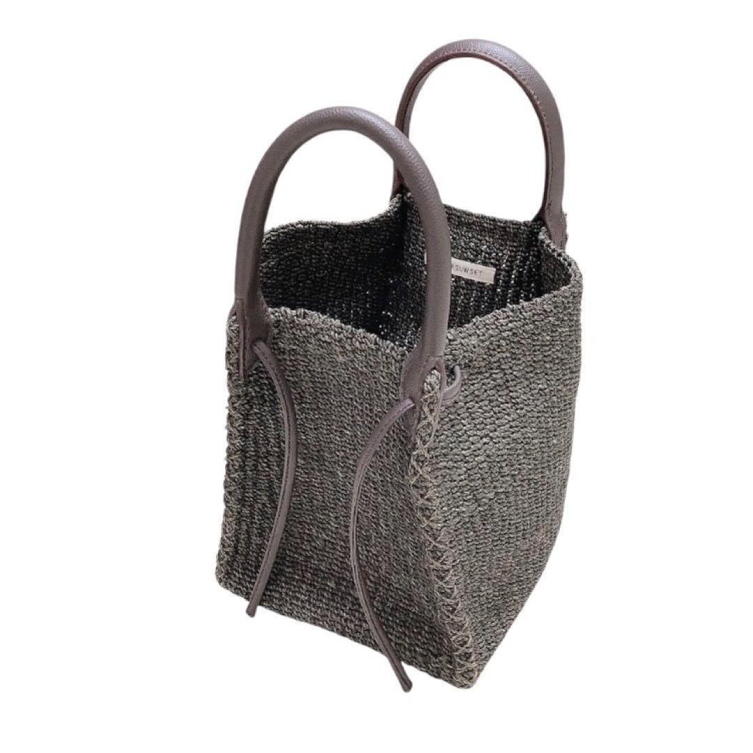 定価2.4万★OUTERSUNSET★アウターサンセット★かごバッグ★ブラウン