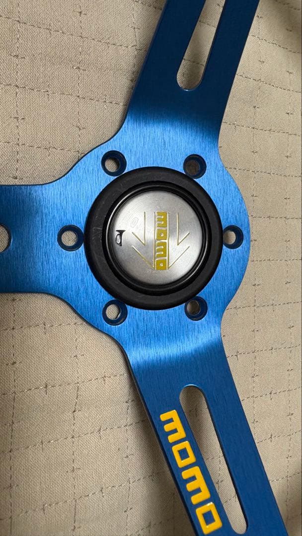 MOMO ステアリング　MOD.08 モデル08 ブルー