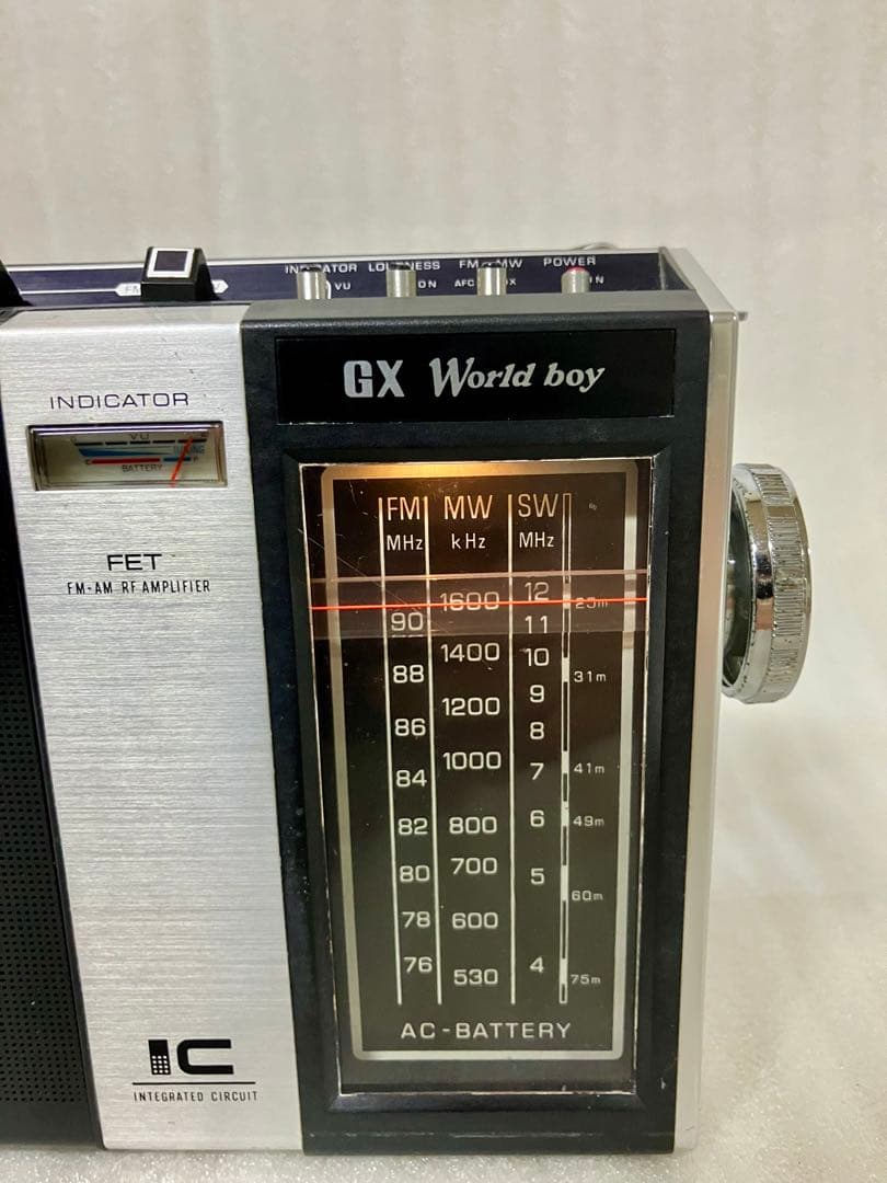 ◆ National ポータブルラジオ GX World Boy RF-858