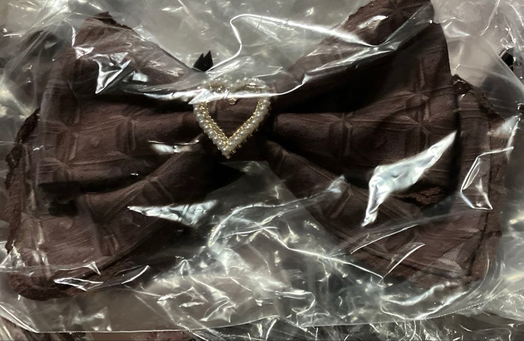 リズリサ　melty chocolate柄ワンピース　ピンク