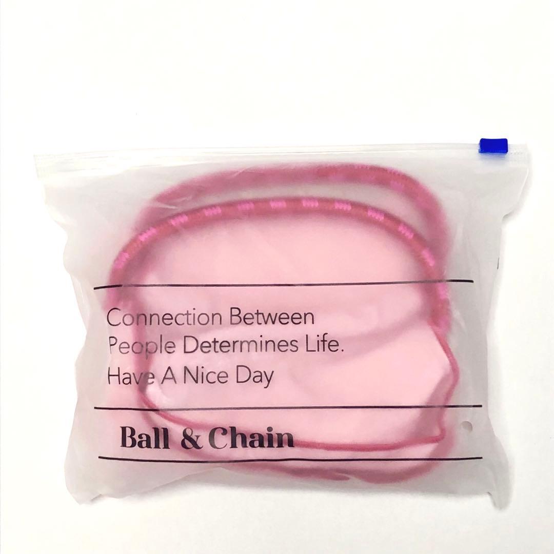 【新品未開封】ボールアンドチェーン 不二家 ペコちゃん ベビーピンク M