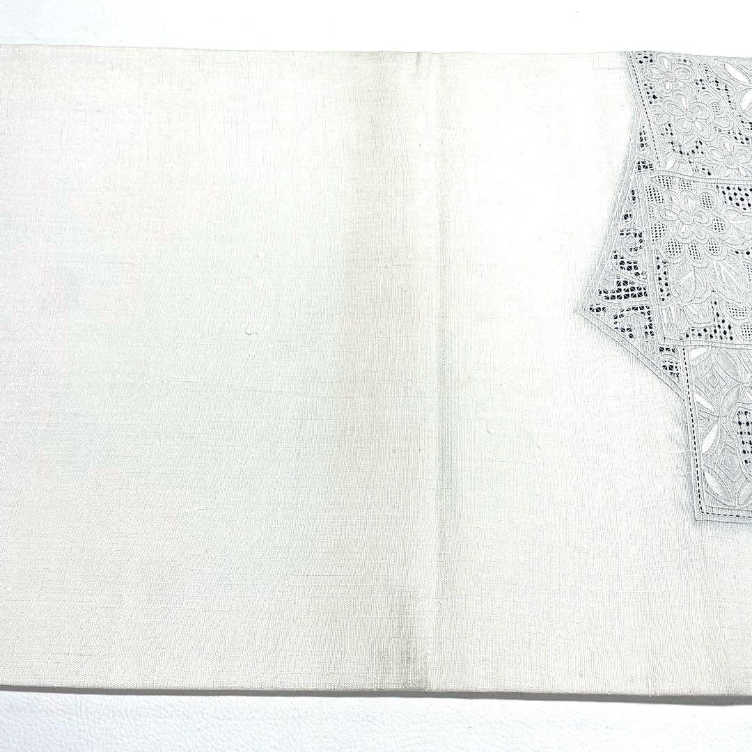 専用帯4690●高級 正絹 紬 相良刺繍 汕頭刺繍 袋帯 中国三大刺繍 花文華文