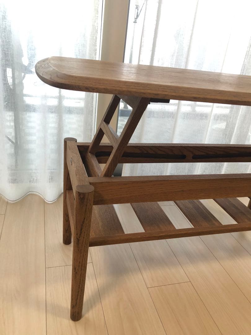 モモナチュラル momonatural 昇降式ローテーブル