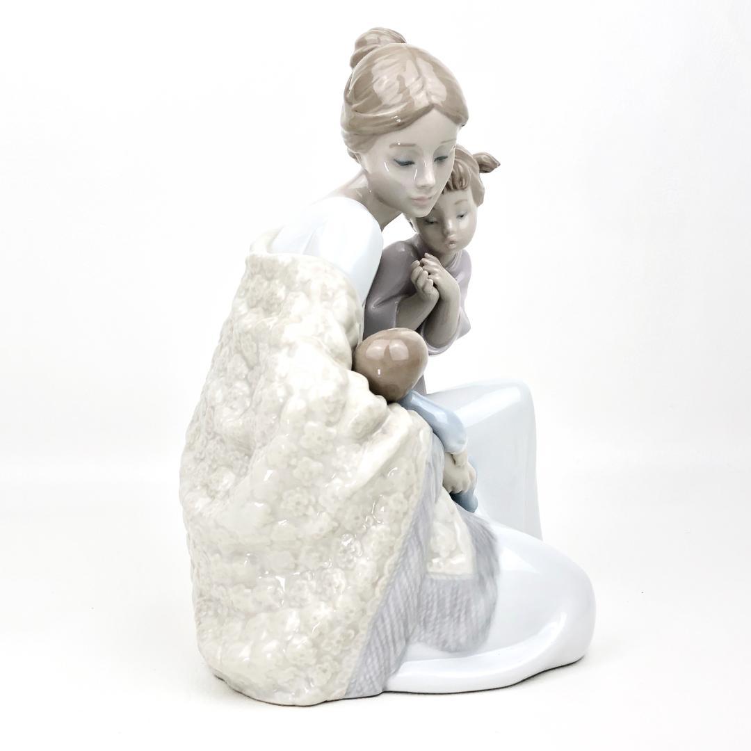 【美品】リヤドロ／フィギュリン 母と子 新しい家族 23cm／6939