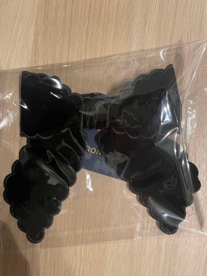 マーロンエノンフィ ベロアリボンバレッタ