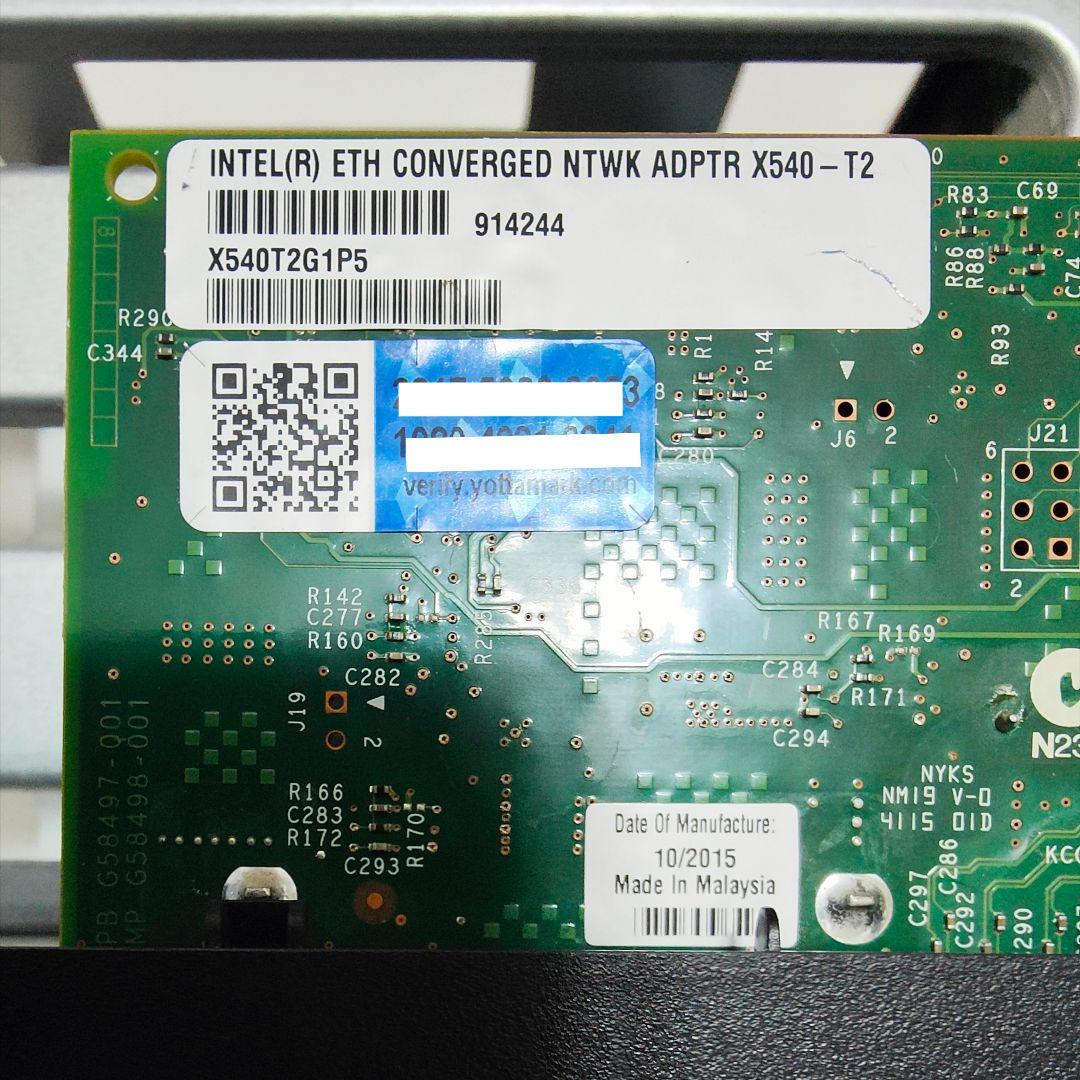 お得 動作品 QNAP NAS TS-453B 8GB 10GbEカード搭載