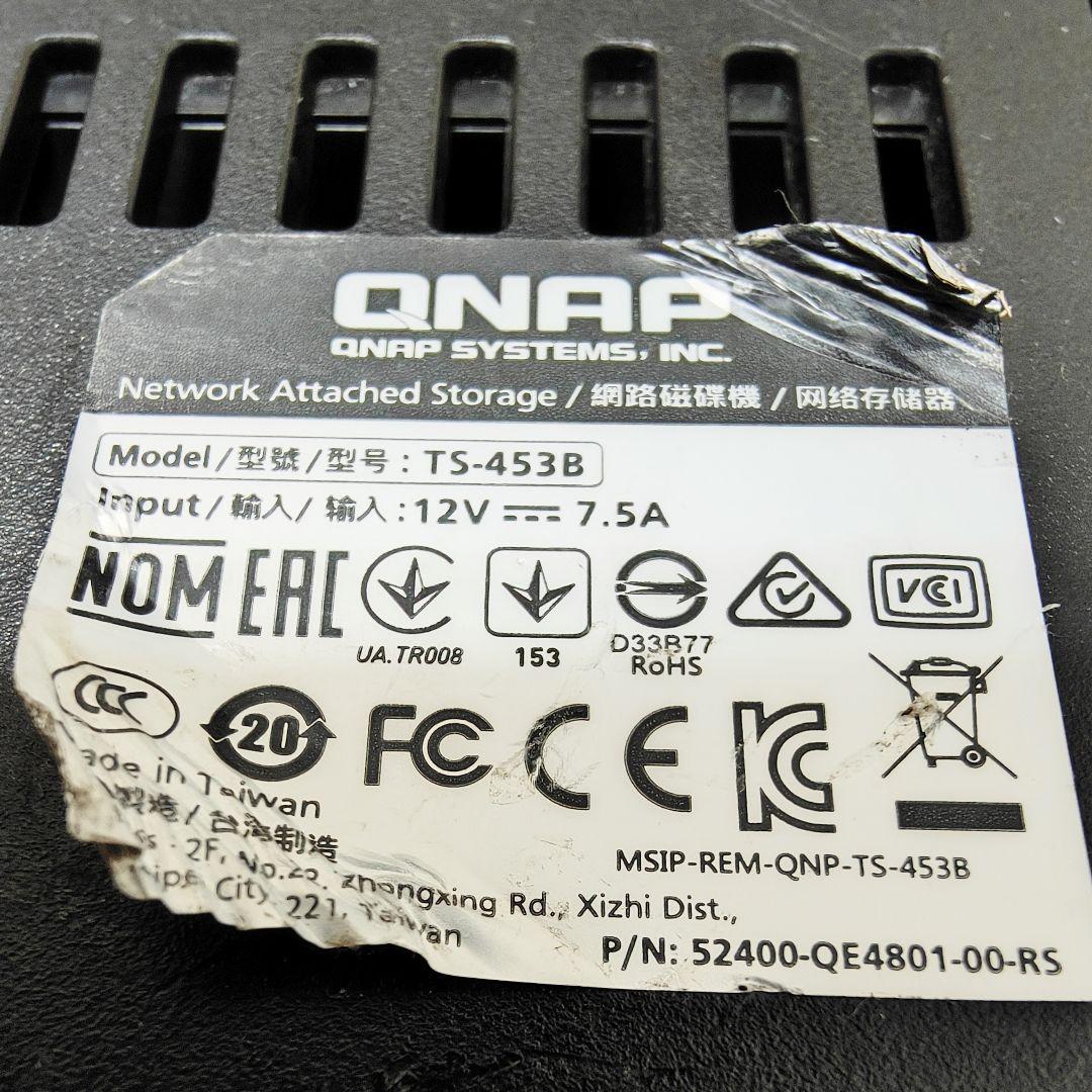 お得 動作品 QNAP NAS TS-453B 8GB 10GbEカード搭載