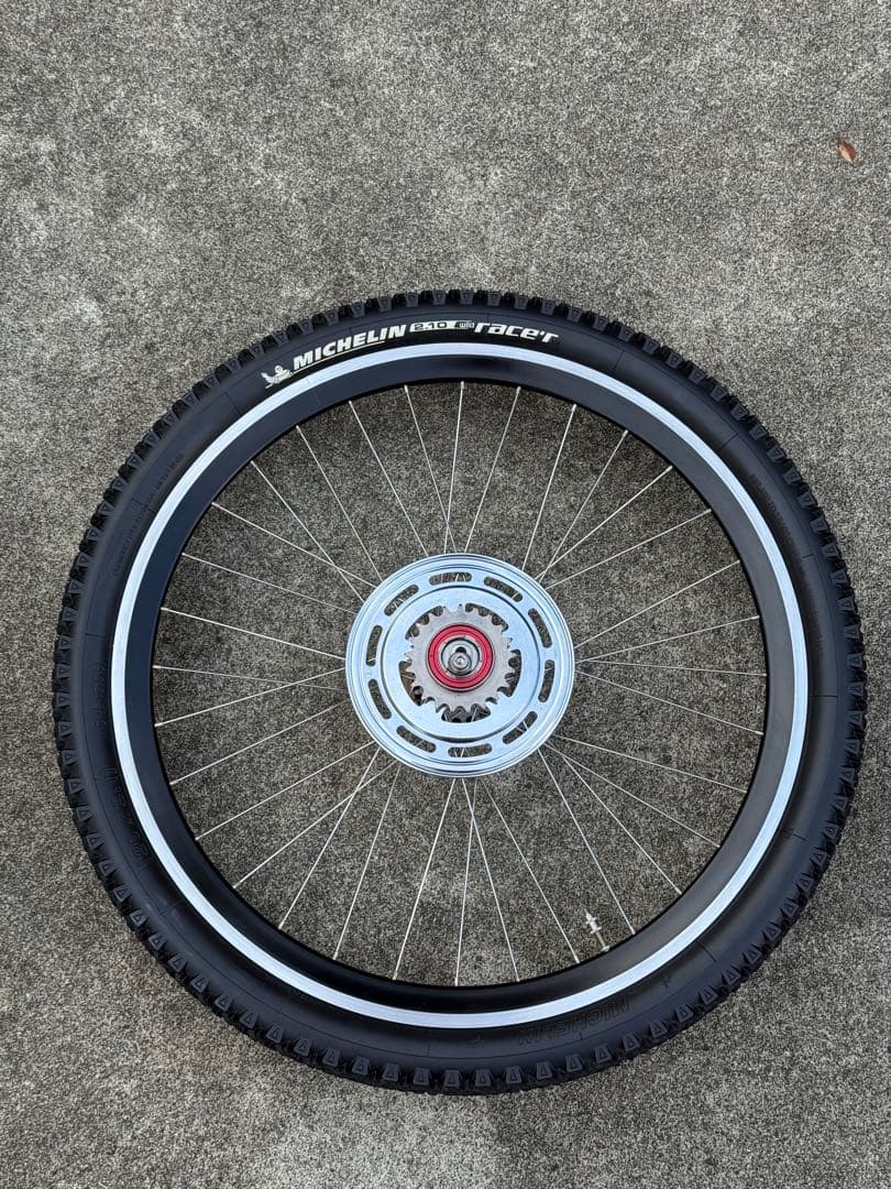 ホワイトインダストリーズ ENOリアハブMTB完組ホイール希少130mm 32H