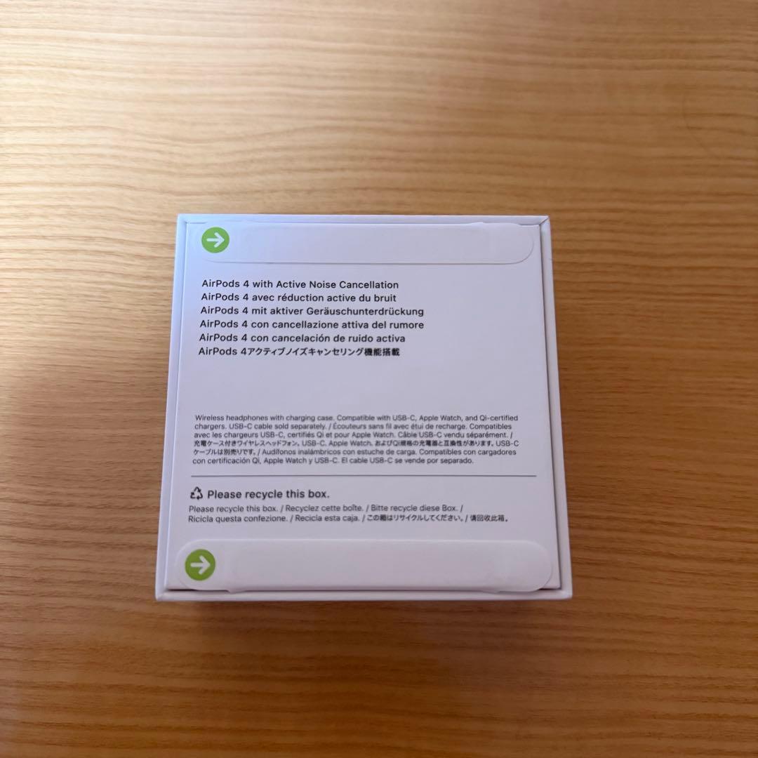 新品未開封 AirPods4 アクティブノイズキャンセリング機能搭載