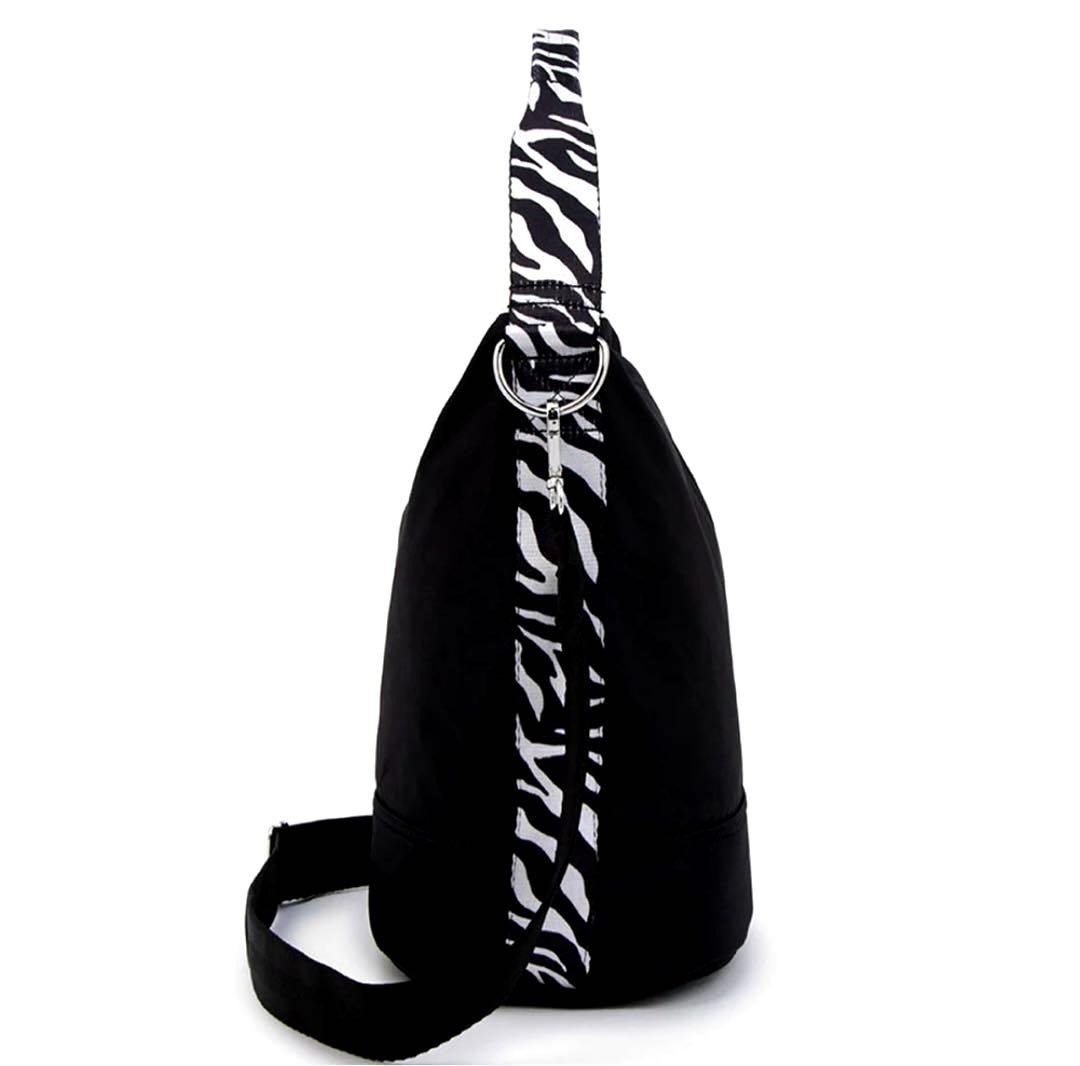 【ほぼ未使用】レスポートサック ショルダーノワールゼブラ