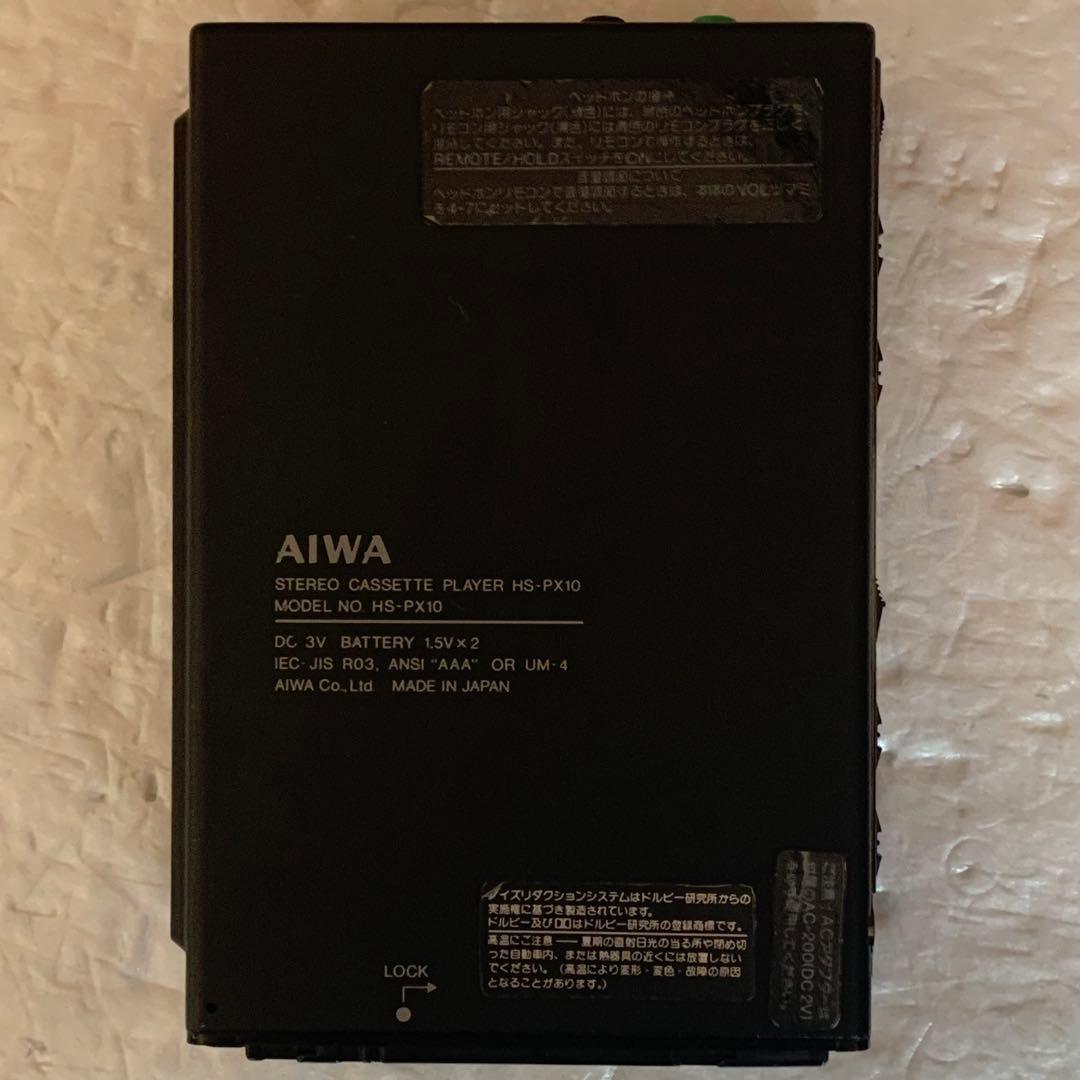 ジャンク アイワ AIWA HS-PX10 カセットプレーヤー 壊れています