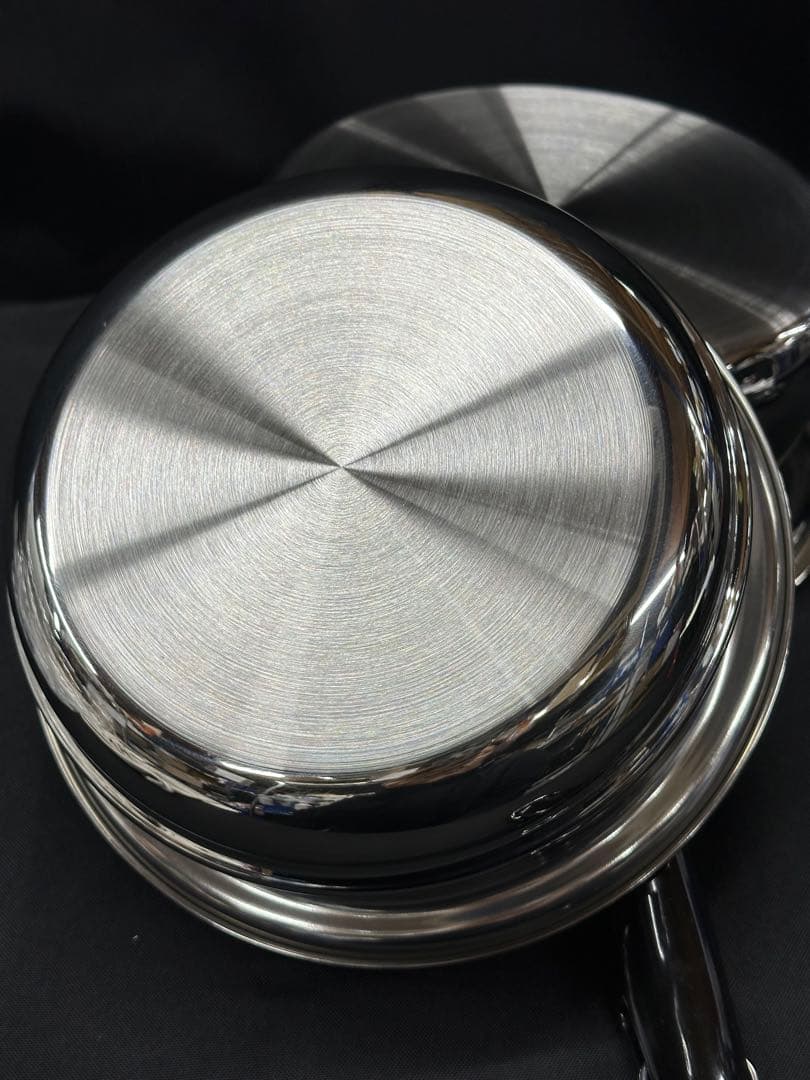 【保管品】Cook Best T304 7-Ply 片手鍋　2段　19cm