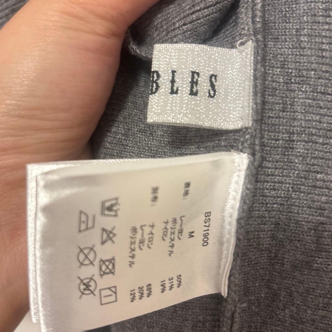 BUBBLES リボンオフショルダーワンピース M