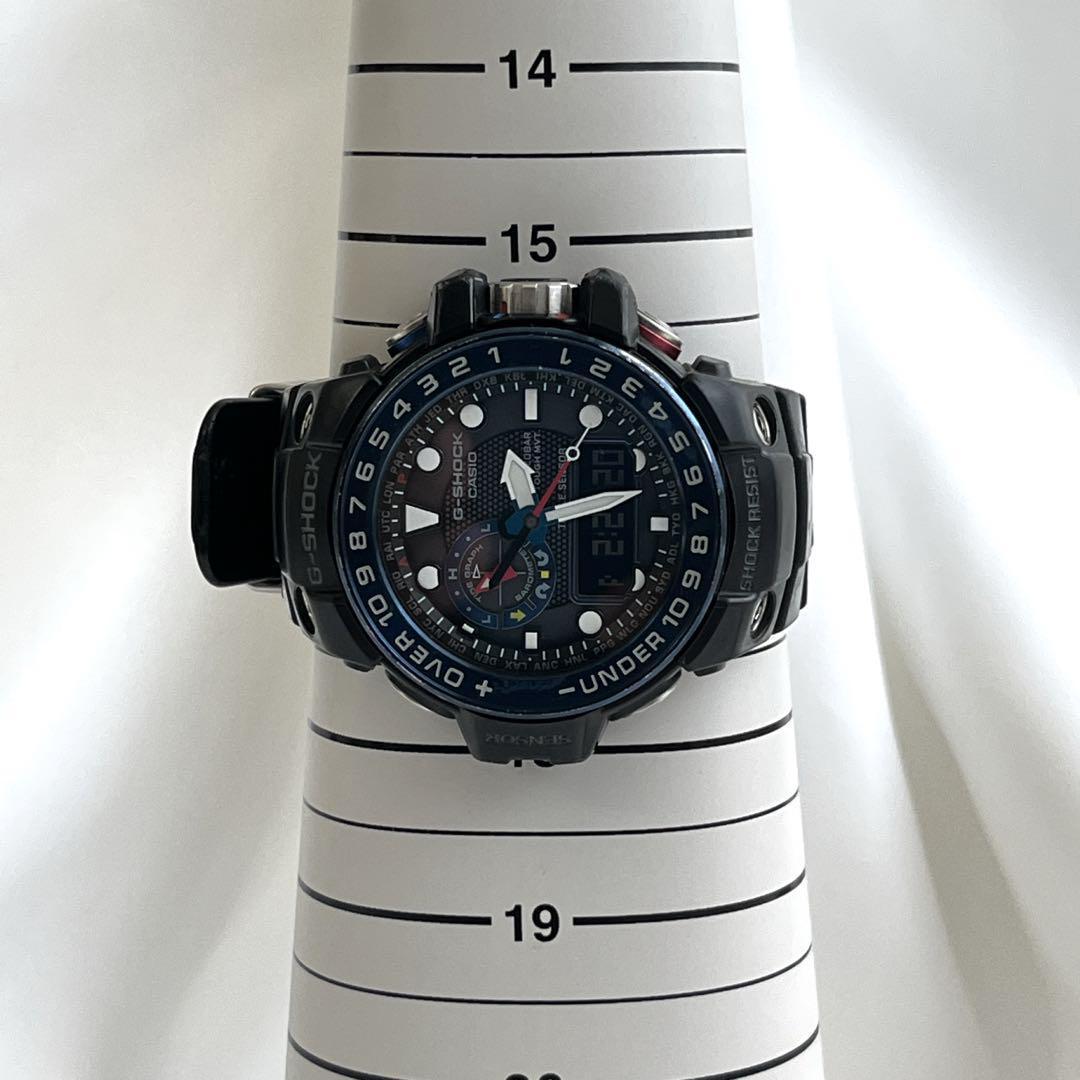 G-SHOCK 腕時計　ガルフマスター　アナデジ　電波ソーラー　メンズ　ブラック