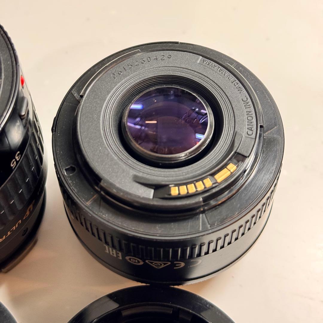Canon EF単焦点・ズームレンズ2本セット35-80mm+50mm