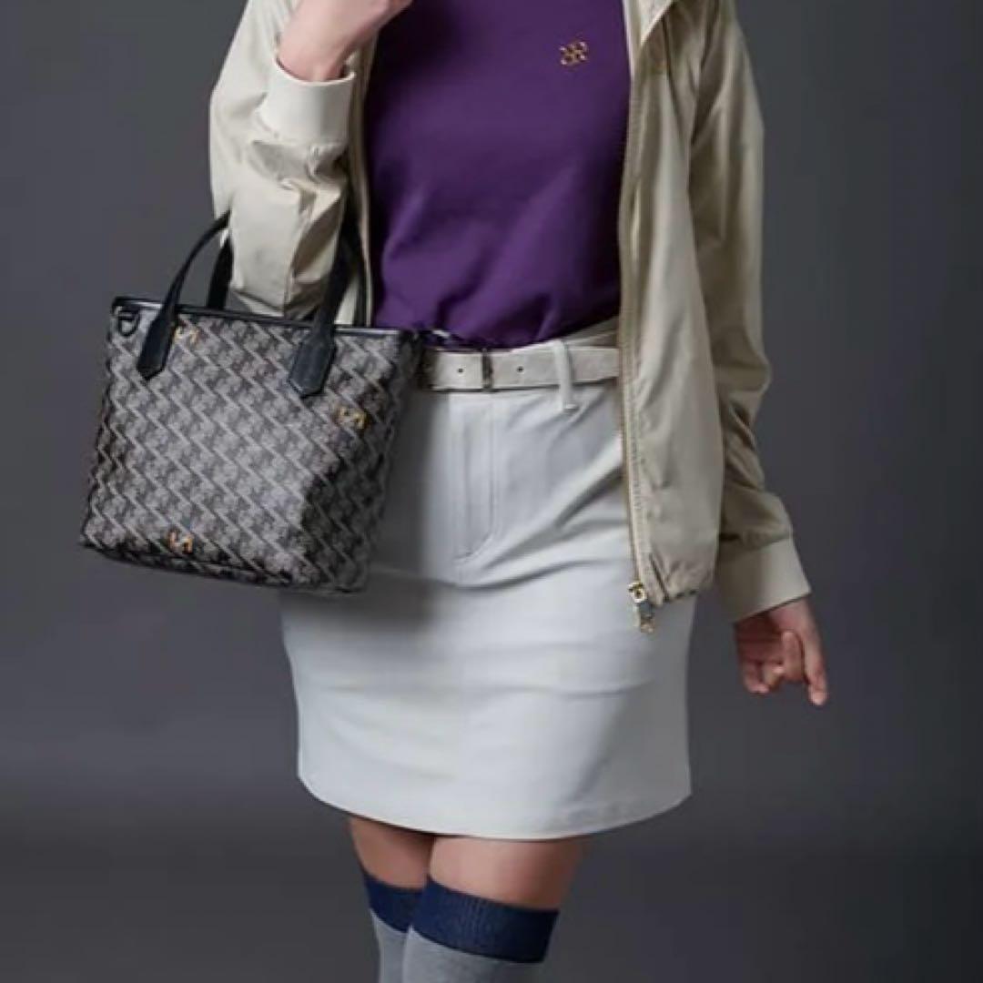 超美♡ レザレクション 2024 ゴルフ スカート S レディース ライトグレー