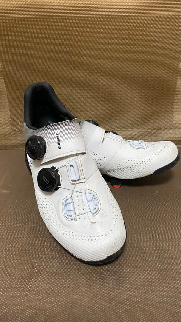 ひろ　 Shimano SH-RC902 ホワイト シューズ 24.5cm