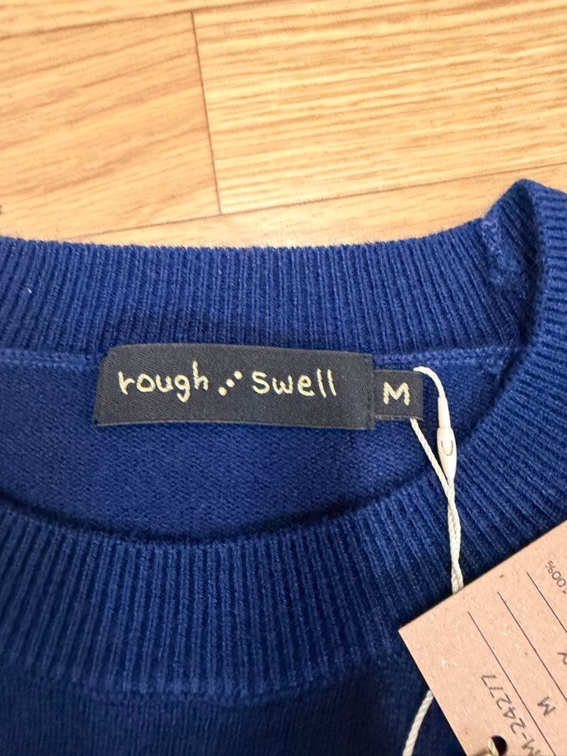 新品正規品【ROUGH&SWELL/M】メリノウール100%ニットセーターメンズ