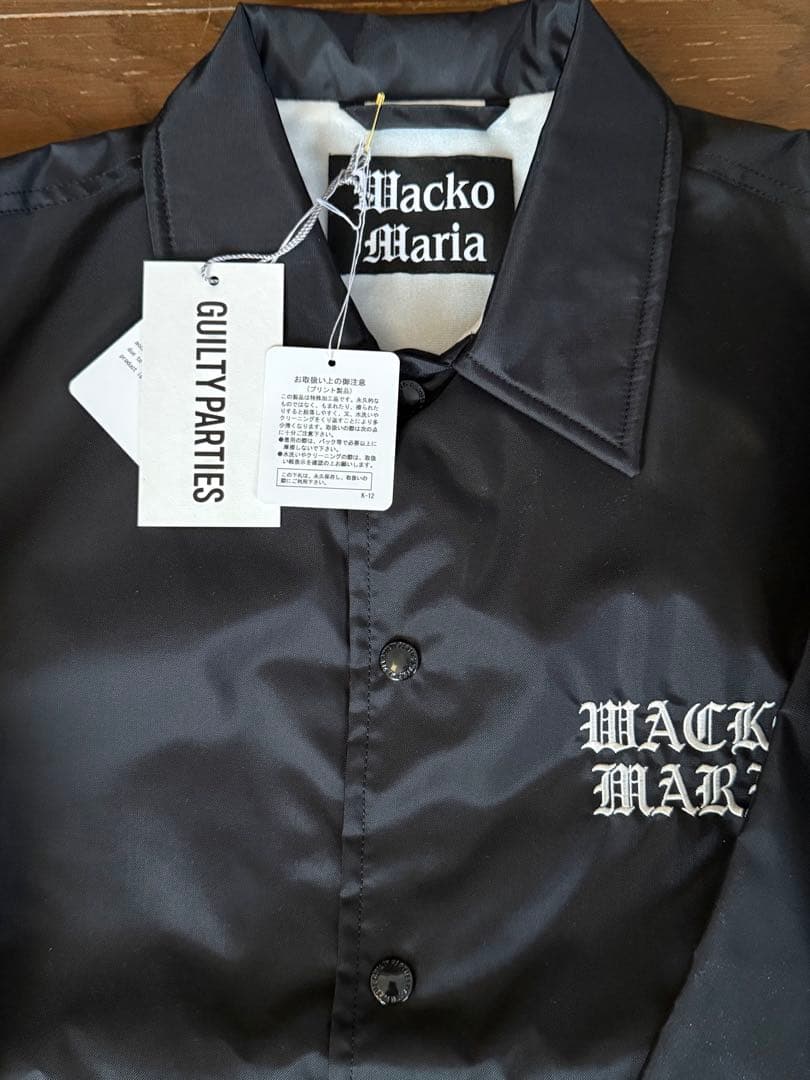 WACKO MARIA コーチジャケット ワコマリア BLACK L COACH