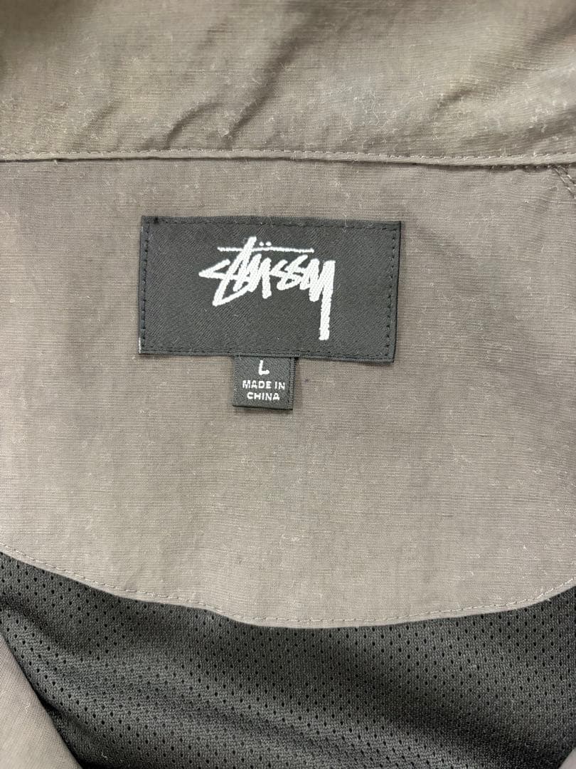 ステューシー シェル ジャケット ブラック Lサイズ