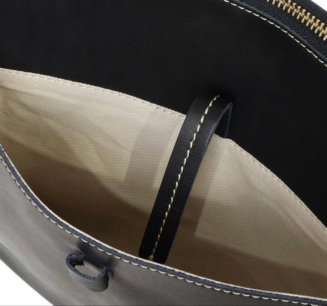 新品未使用kissora黒いレザーショルダーバッグ