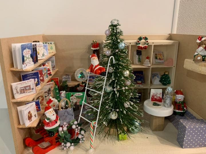 ミニチュアドールハウス  クリスマスリビング　オーダー用