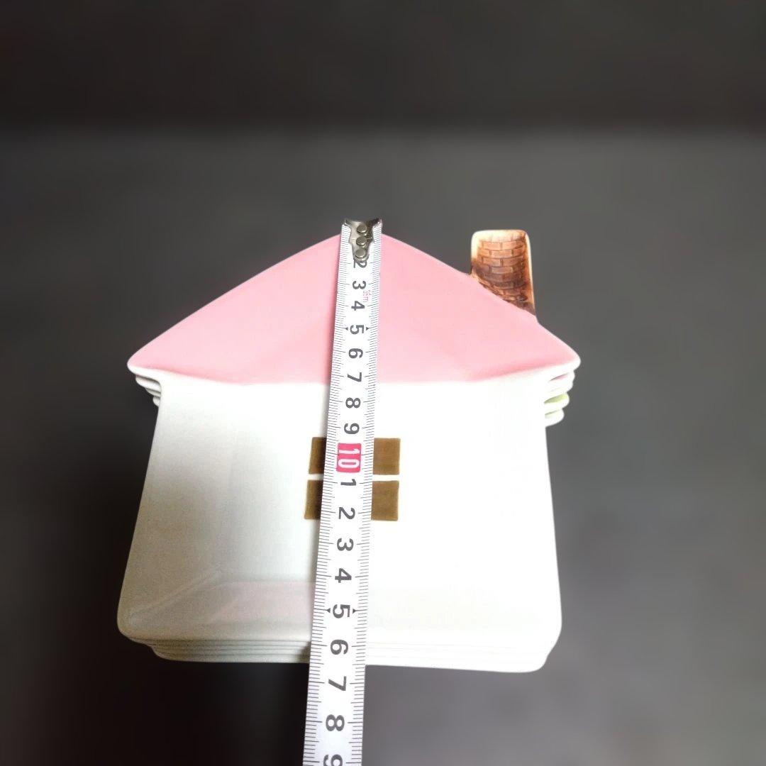 新品 波佐見焼 福峰窯 家型プレート5枚　パーティー　かわいい　おしゃれ