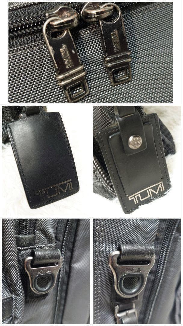 TUMI 拡張 2way ビジネスバッグ ショルダー グレー A4収納 多収納