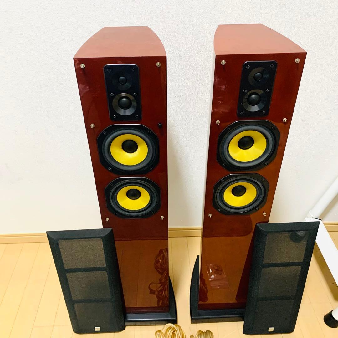 【美品】DENON SC-T55XG トールボーイスピーカー ペア　ベース付