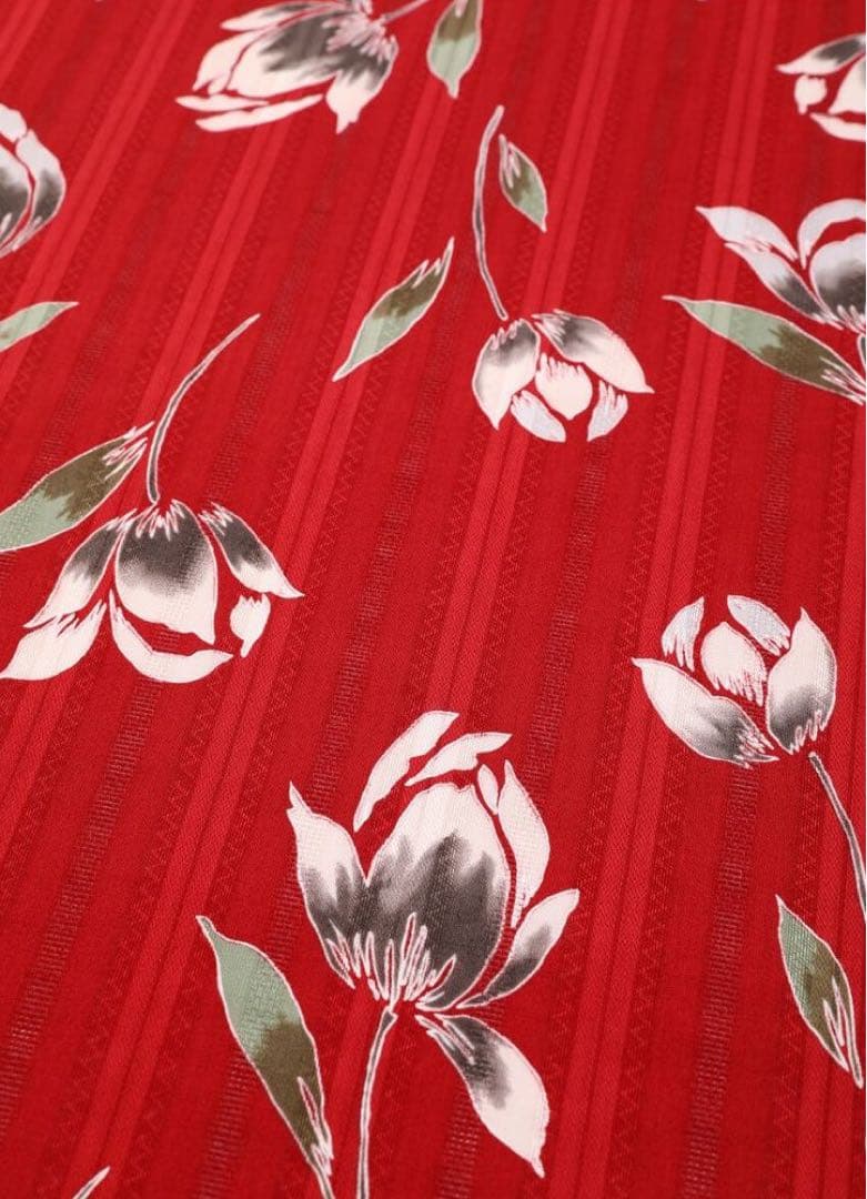 KIMONO by NADESHIKO プレタ浴衣　チューリップ　赤
