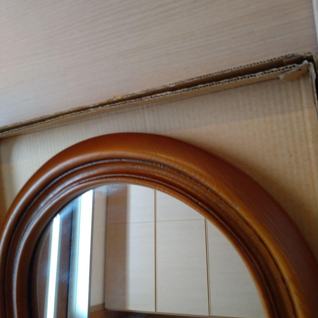 ごまドレNikka／ウォールミラー木製壁掛け