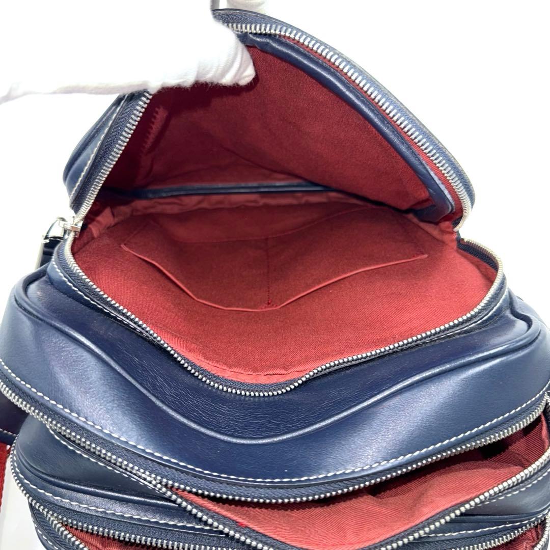 ✨美品✨BALLY バリー ショルダー トートバッグ ネイビー 近代モデル