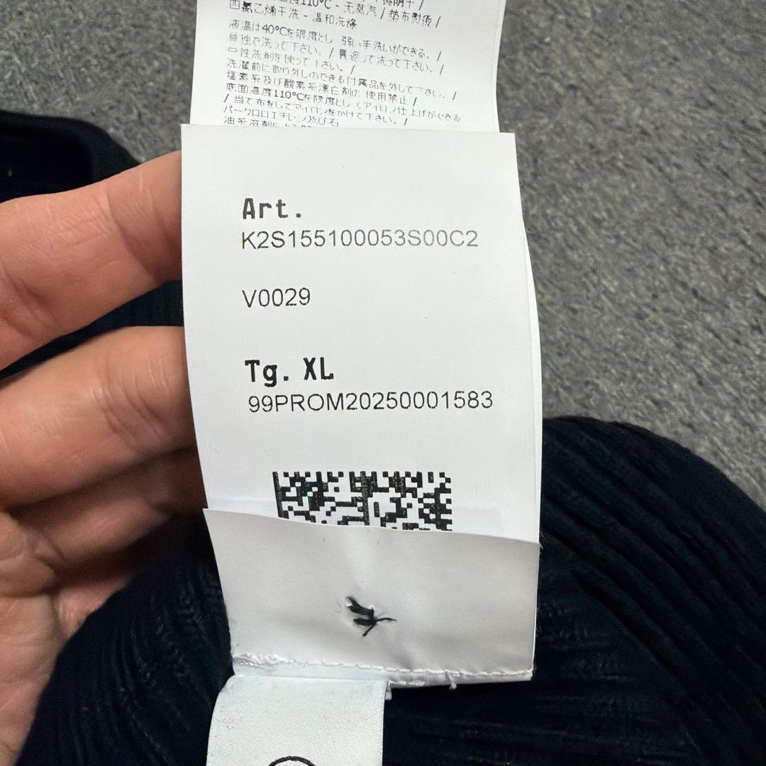 STONE  ウール ニット セーター ブラック XLサイズ