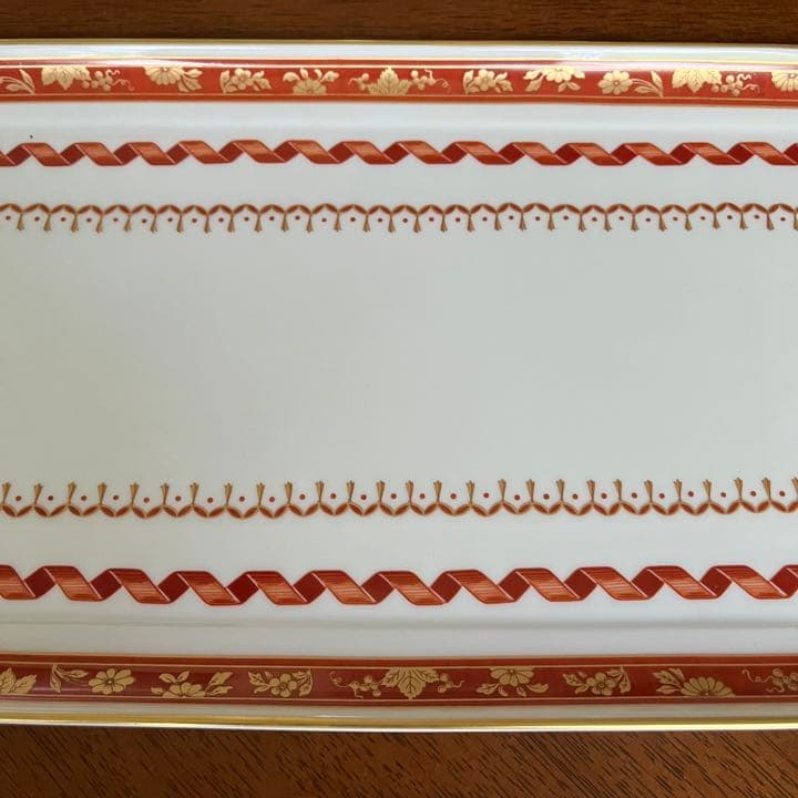 【希少品】未使用リチャードジノリ★インペロコンテッサネロ★手付きロングプレート