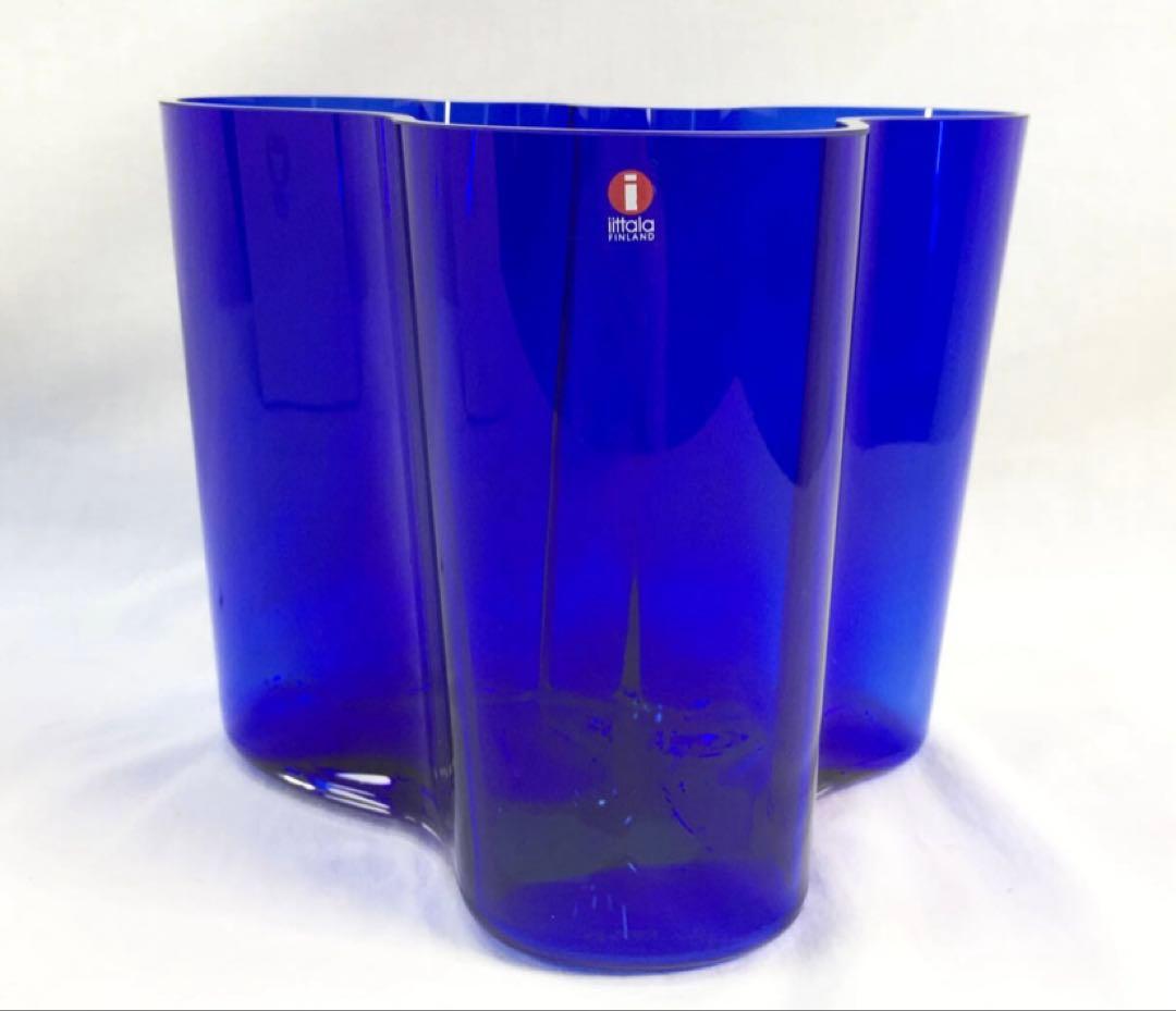 *レア*イッタラ ベースAlvar Aalto/アアルトコバルトブルー160㎜