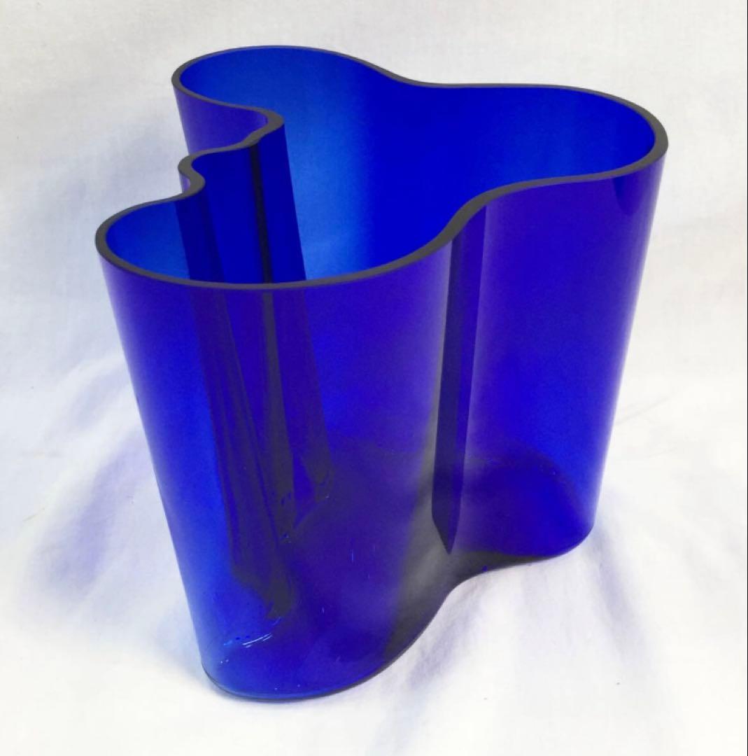 *レア*イッタラ ベースAlvar Aalto/アアルトコバルトブルー160㎜