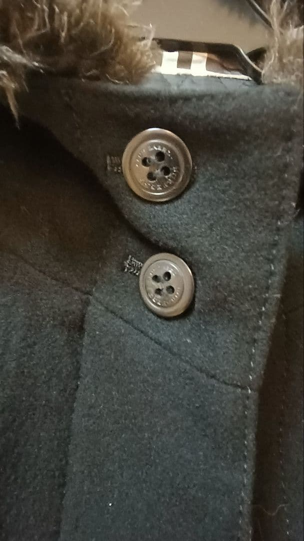 お値下げ！BURBERRY BLUE LABEL ブラック ウールコート S