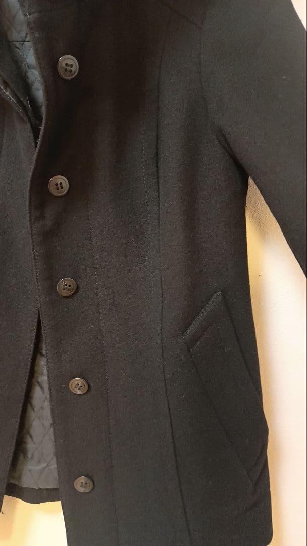 お値下げ！BURBERRY BLUE LABEL ブラック ウールコート S