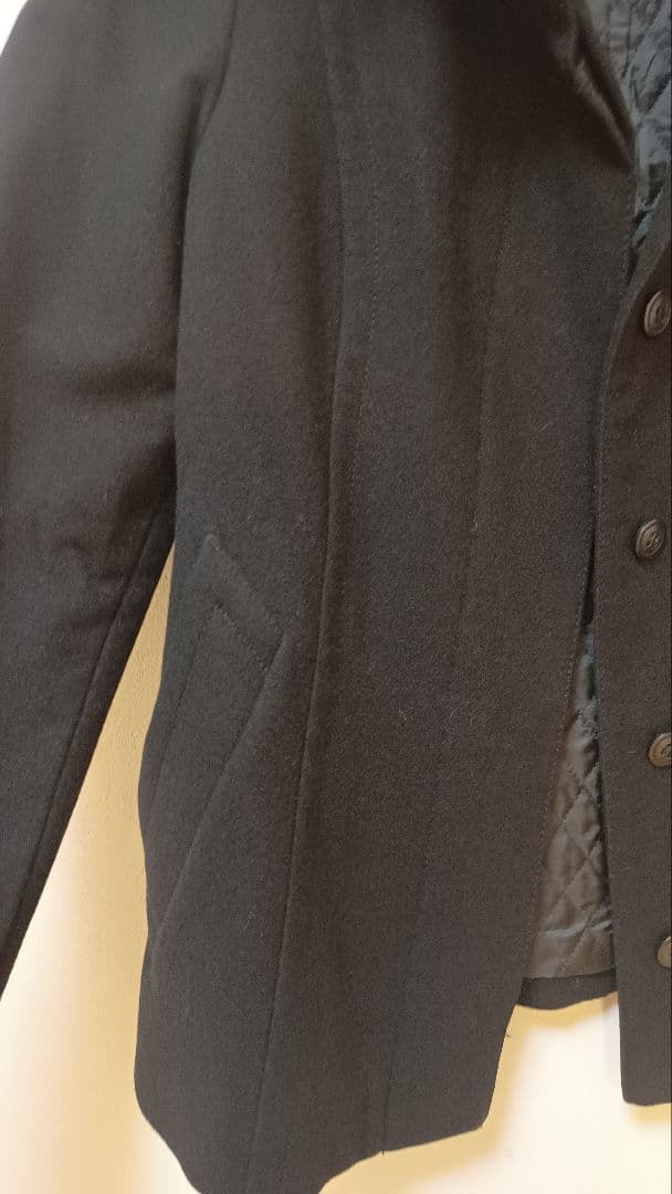 お値下げ！BURBERRY BLUE LABEL ブラック ウールコート S