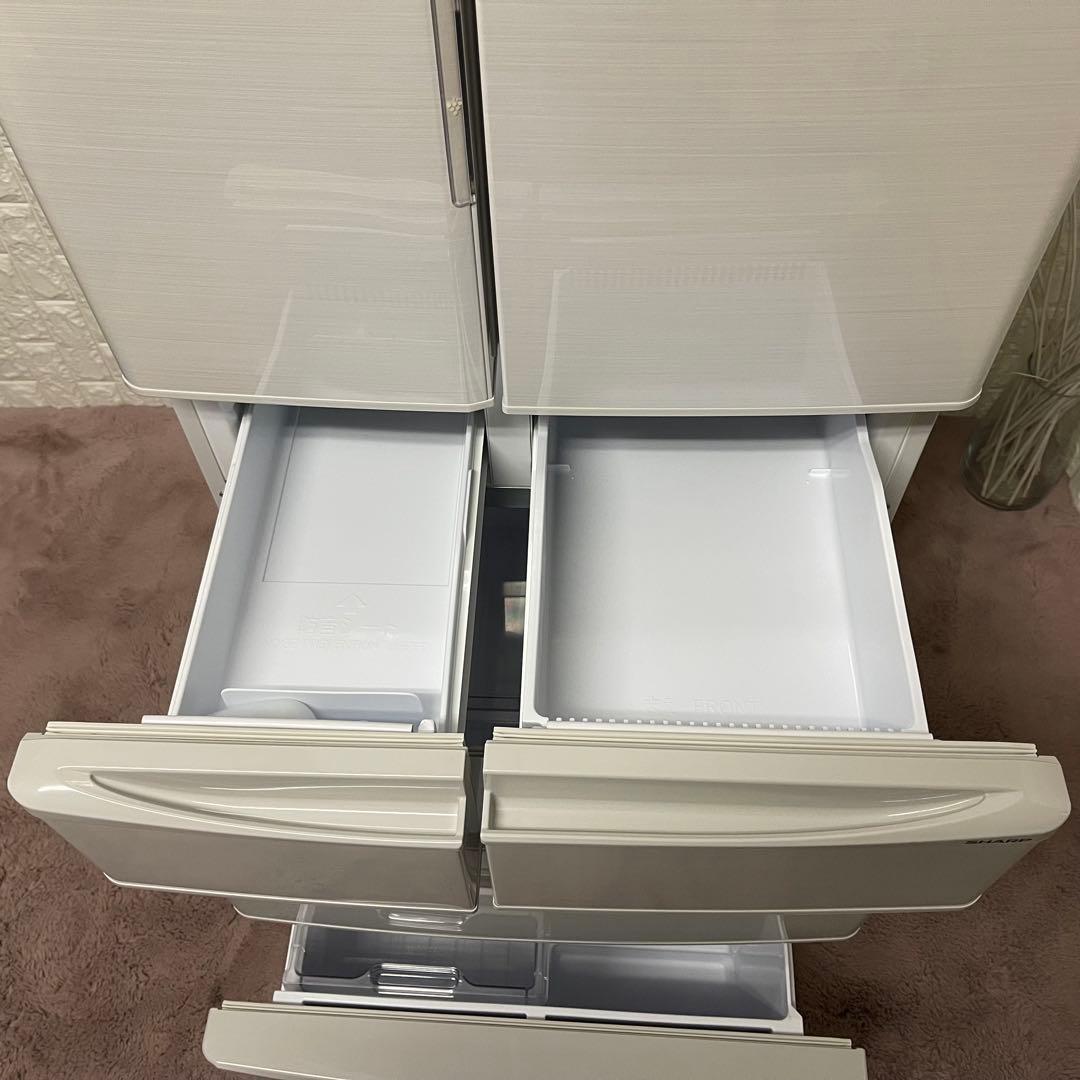 地域限定配送無料✨設置まで❗️冷蔵庫　シャープ　SJ-P461D-H 美品